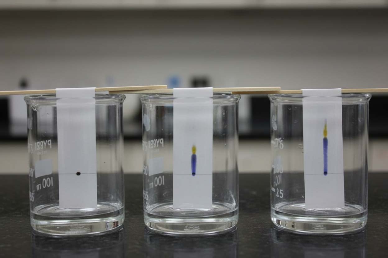 Хроматографический анализ (бумажный способ)