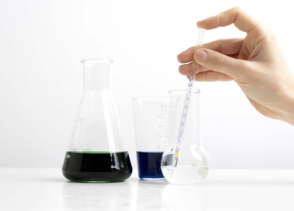 Плоскодонная колба для анализа