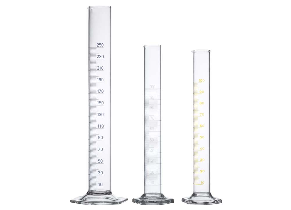 Мерные цилиндры разных объемов